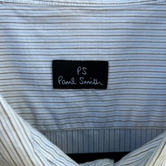 PS Paul Smith Striped Button Down Shirt, size XXL - Picture 6 of 9